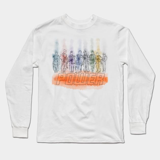 Power Long Sleeve T-Shirt by edasavage